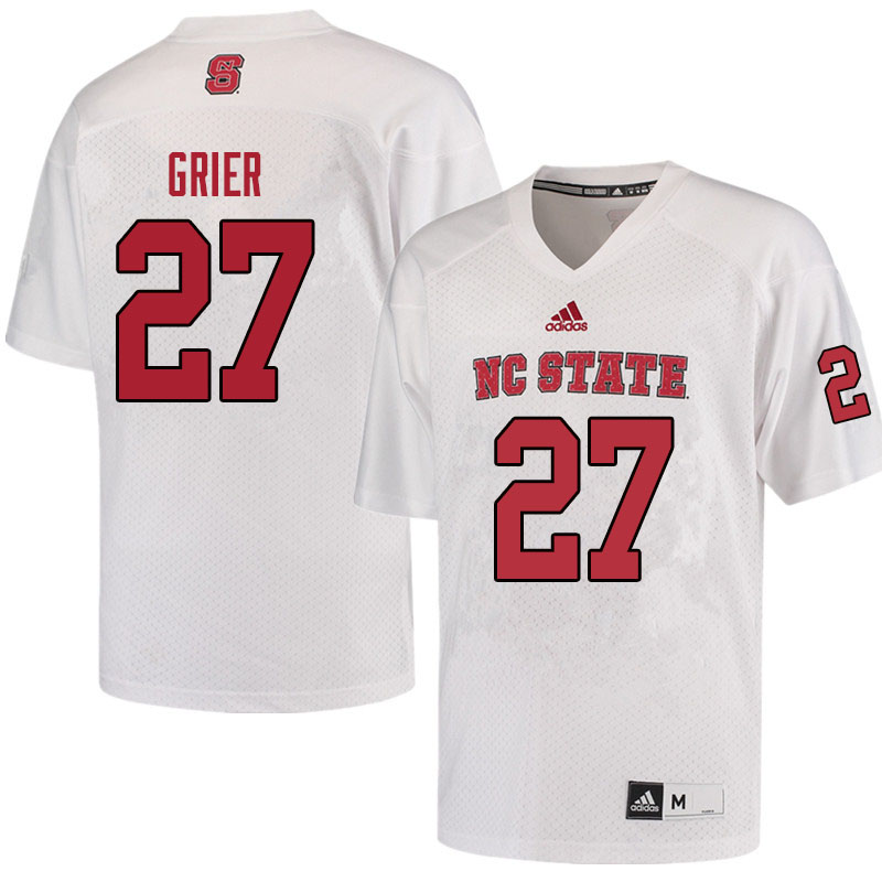 Men #27 Vernon Grier NC State Wolfpack College Football Jerseys Sale-Red